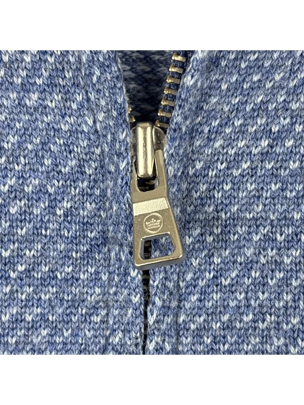 Peter Millar Crown Crafted Merino Wool Quarter Zip Sweater XL Blue Excursionist